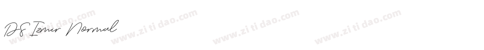 DS Izmir Normal字体转换